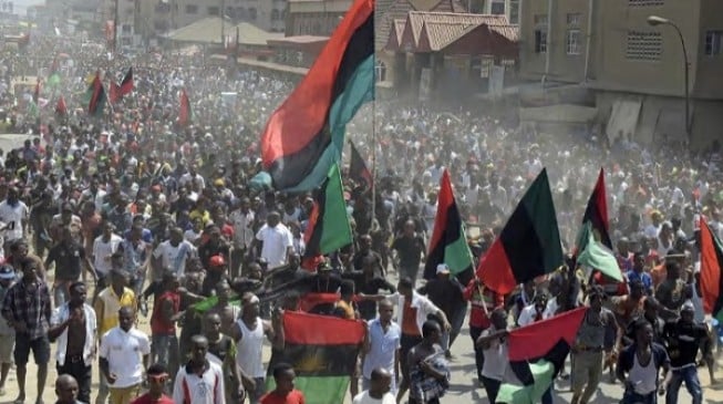 Nigerian students take Biafra battle to streets of India