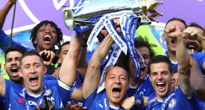 Chelsea lift EPL trophy as Terry bows out