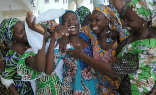 82 Chibok girls reunite with 21 freed in 2016