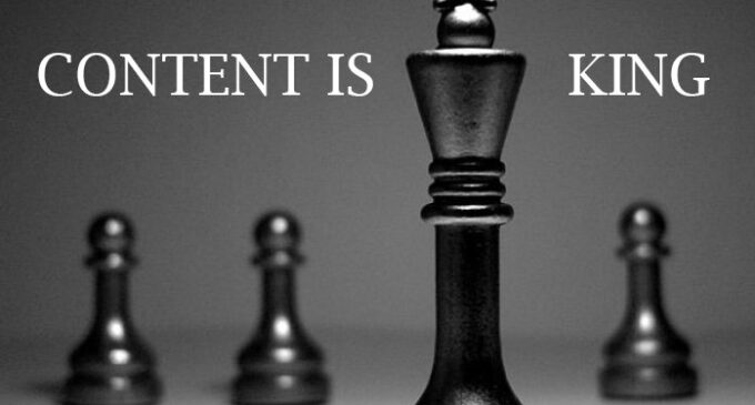 Is content really king?