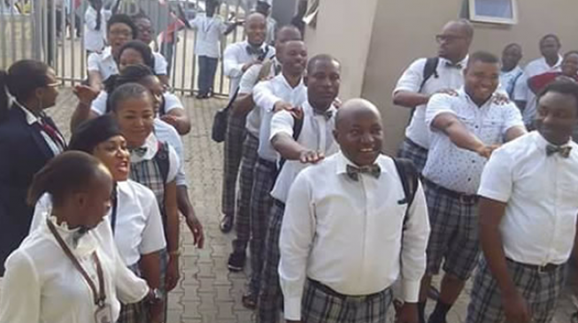 PHOTOS: Diamond Bank staff dress in school uniform to mark Children’s Day