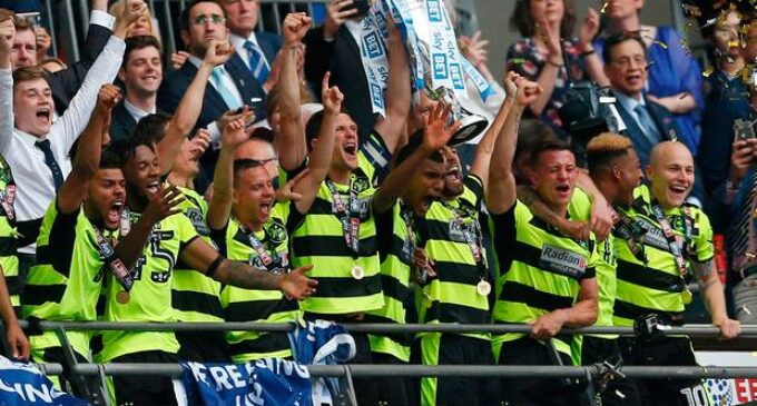 Huddersfield return to top flight of English football after 45 years