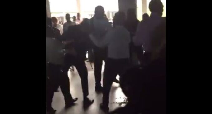 VIDEO: Security men, doctors clash in LUTH