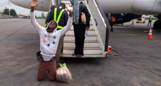 Yet another batch of Nigerians voluntarily return from Libya