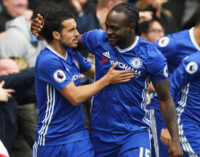 Moses helps Chelsea pummel Stoke 4-0