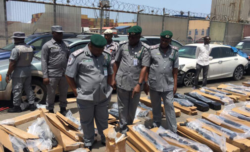 Customs: Seized cargo contained 440 rifles imported from Turkey