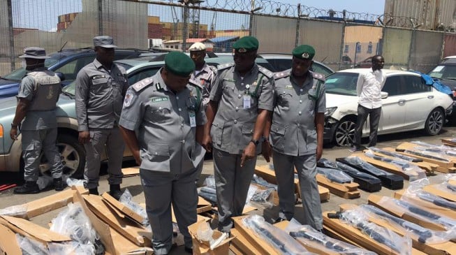 Customs: Seized cargo contained 440 rifles imported from Turkey