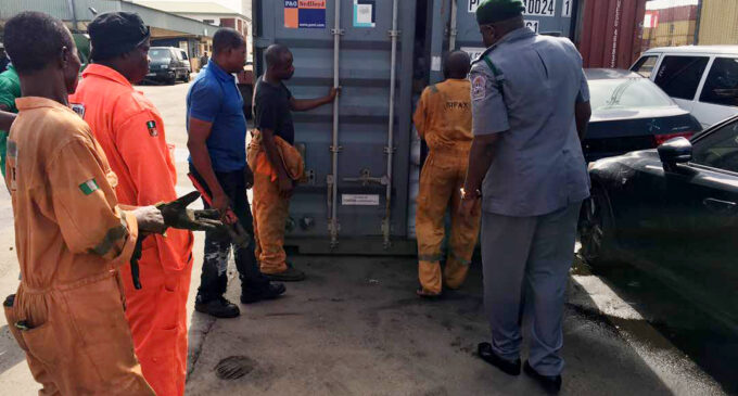 Container-load of arms found in Lagos port
