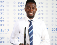 Ndidi named Leicester’s young player of the season