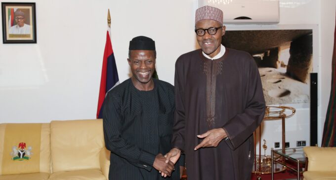 Buhari handed over to me, says Osinbajo