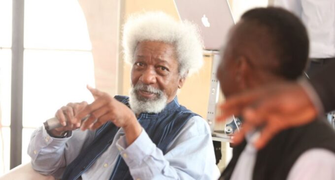 Soyinka to Sahara Reporters: Be careful now that people know where to find you