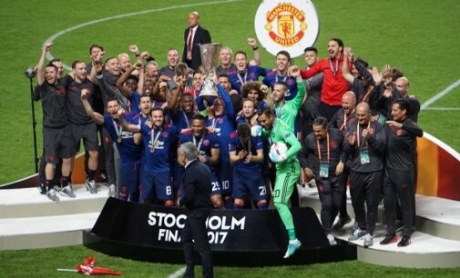 Manchester United win first ever Europa League title