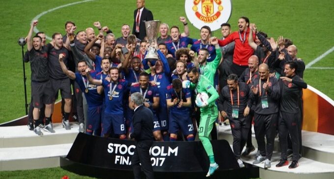 Manchester United win first ever Europa League title
