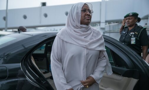Aisha Buhari back from London as Nigerians await return of president