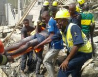 ‘Many trapped’ as 3-storey building collapses in Lagos