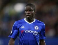 Kanté named Football Writers’ player of the year