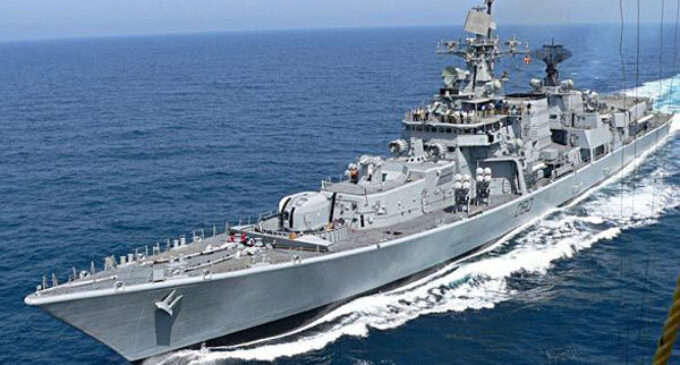 Indian warship arrives Lagos next week