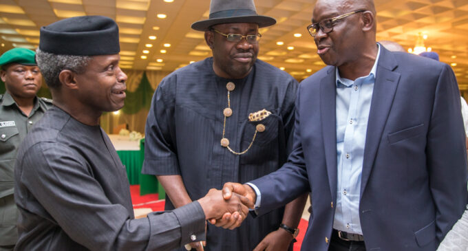 You’re doing your best but it’s not enough, Fayose tells Osinbajo