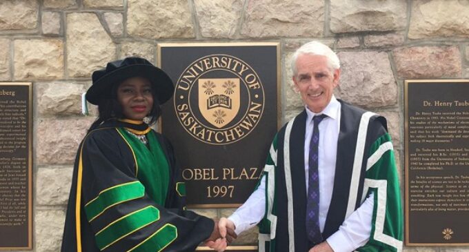 From hawking pepper in Ibadan to bagging PhD in Canada, lady shares her amazing story