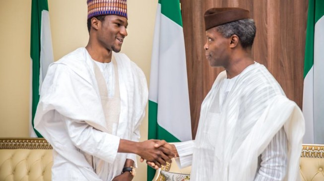 DSS DG, FCT minister lead Buhari’s son to Osinbajo
