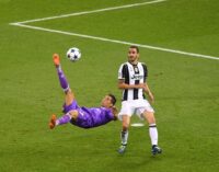 Ronaldo scores 600th career goal as Madrid win UCL back-to-back