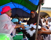 Aregbesola’s wife donates gifts received during gov’s birthday