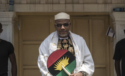 Nnamdi Kanu to Buhari: Defeat me with superiority of your argument not with AK 47
