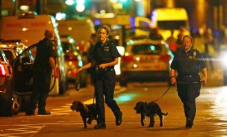 One killed, ten injured as man runs van into London mosque