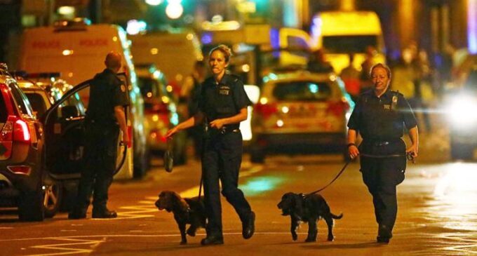 One killed, ten injured as man runs van into London mosque