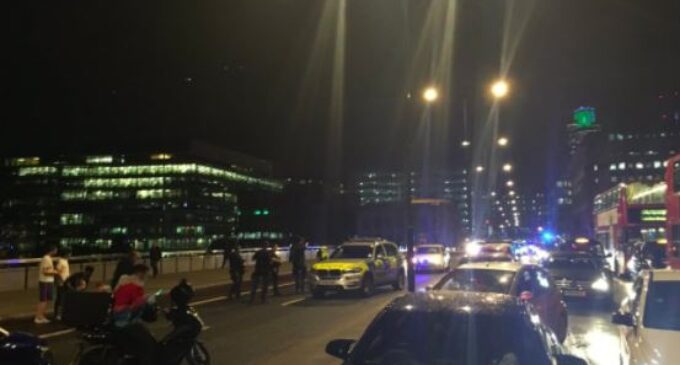 20 injured as van ploughs into pedestrians on London Bridge