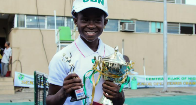 My goal is to be the best in tennis, says 14-year-old Marylove Edwards