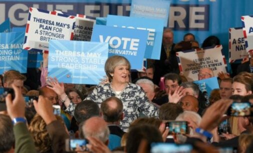 Theresa May fails to win majority, exit polls predict