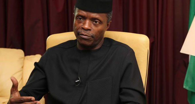 Osinbajo to foreign investors: Put your money in Nigeria now or risk regretting in 10 years