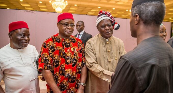 IPOB faults Osinbajo for excluding Nnamdi Kanu from meeting with south-east leaders