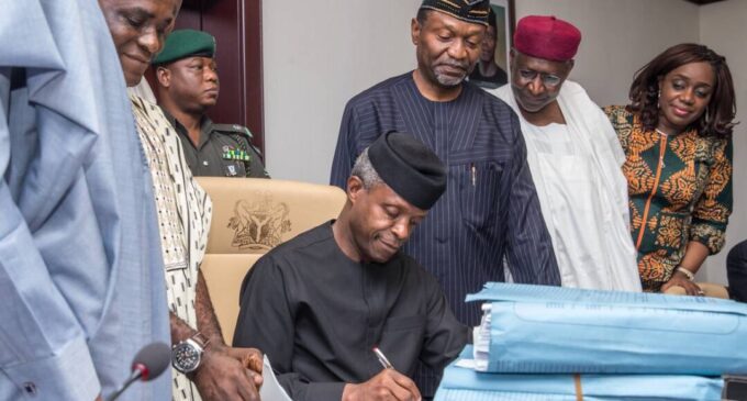 ‘Time to give this recession a punch’ — Twitter reactions to the signing of 2017 budget
