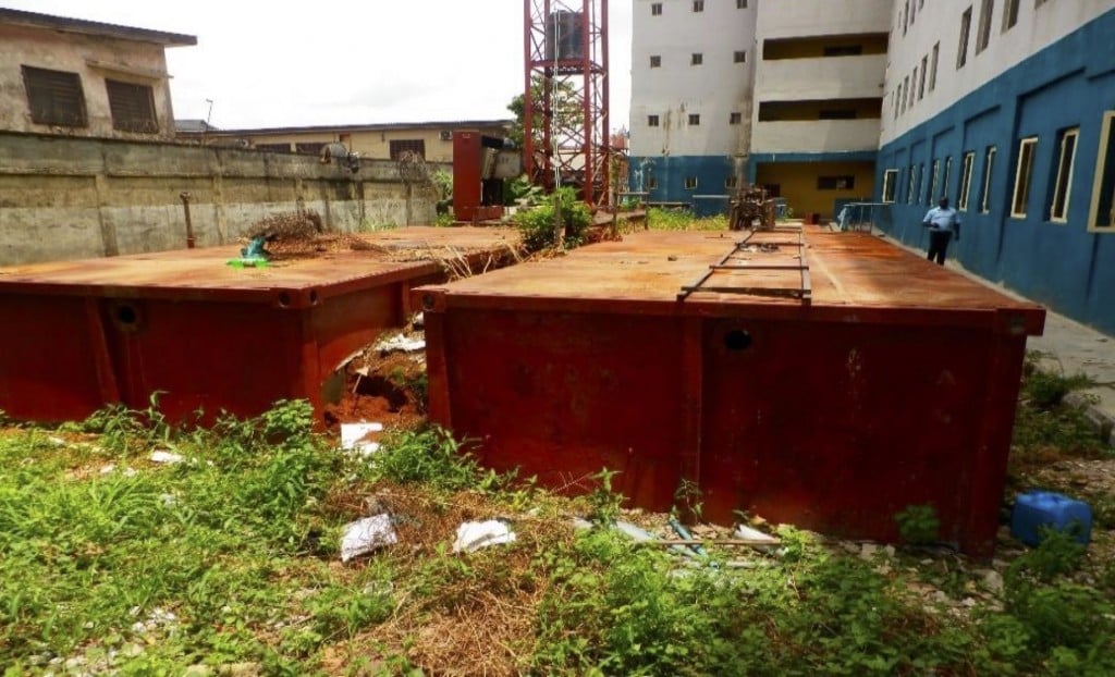 Sewage treatment plant installed in 1991. It also ceased functioning since 1997 and was abandoned.