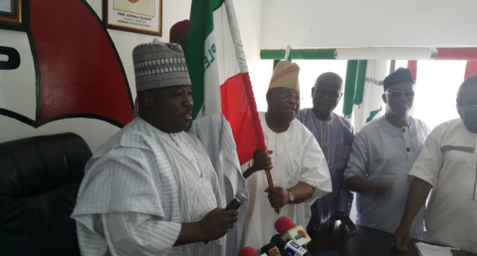 34 state chairmen of Sheriff’s PDP faction defect to APC