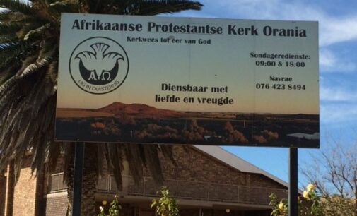 South African church bars blacks