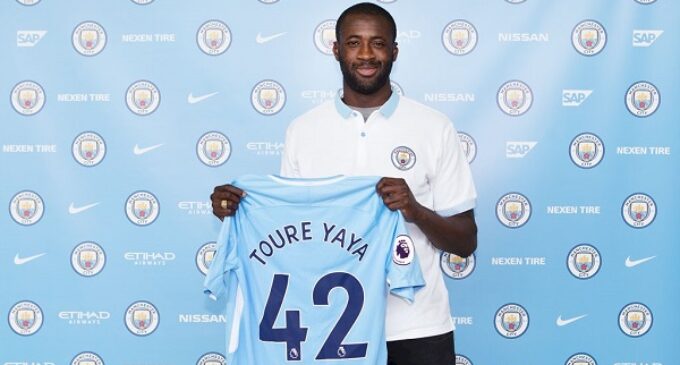 Yaya Toure signs new one-year deal with Manchester City