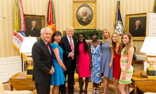 Don’t be discouraged, Chibok girls tell Trump