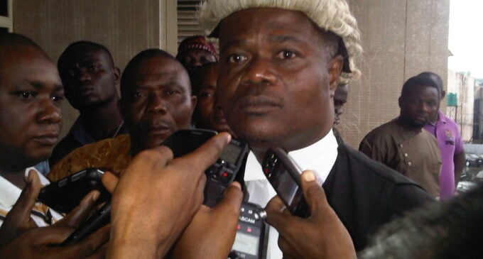 Nwofor, Sheriff’s lawyer, loses SAN rank over alleged misconduct
