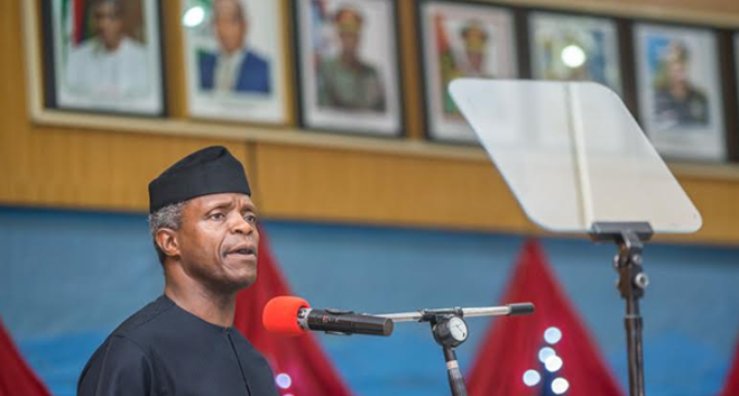 Osinbajo insists Nigeria’s unity not negotiable