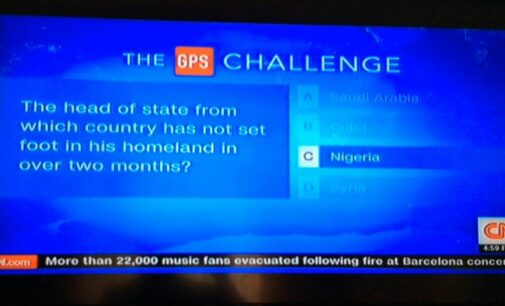 EXTRA: CNN mocks Nigeria over Buhari’s long absence