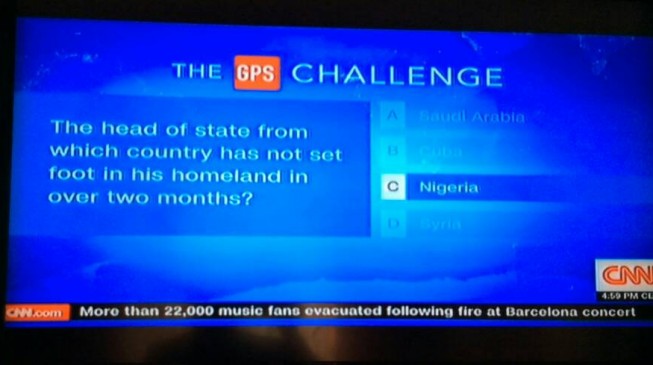 EXTRA: CNN mocks Nigeria over Buhari’s long absence