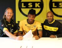 Norwegian side Lillestrom sign relatively known Nigerian