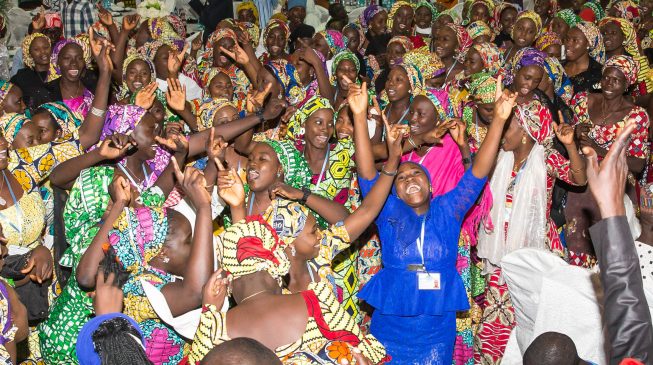 Remaining Chibok girls to be released soon, Buhari promises