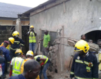 Building collapses in Lagos, kills mother, two-year-old daughter