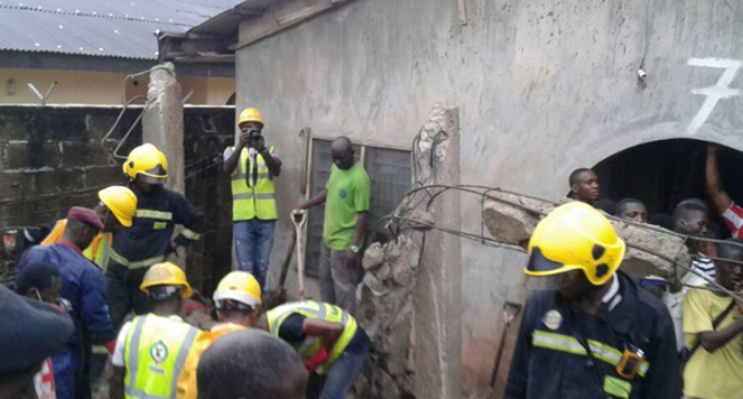Building collapses in Lagos, kills mother, two-year-old daughter