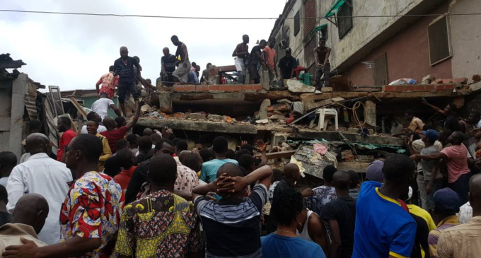 13 injured as building collapses in Lagos