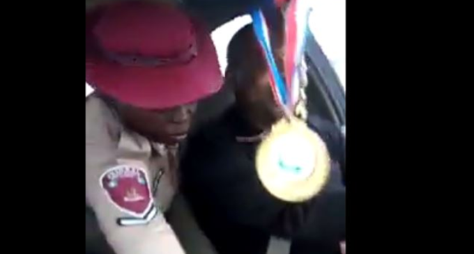 Video of our official struggling with a driver was manipulated, says FRSC